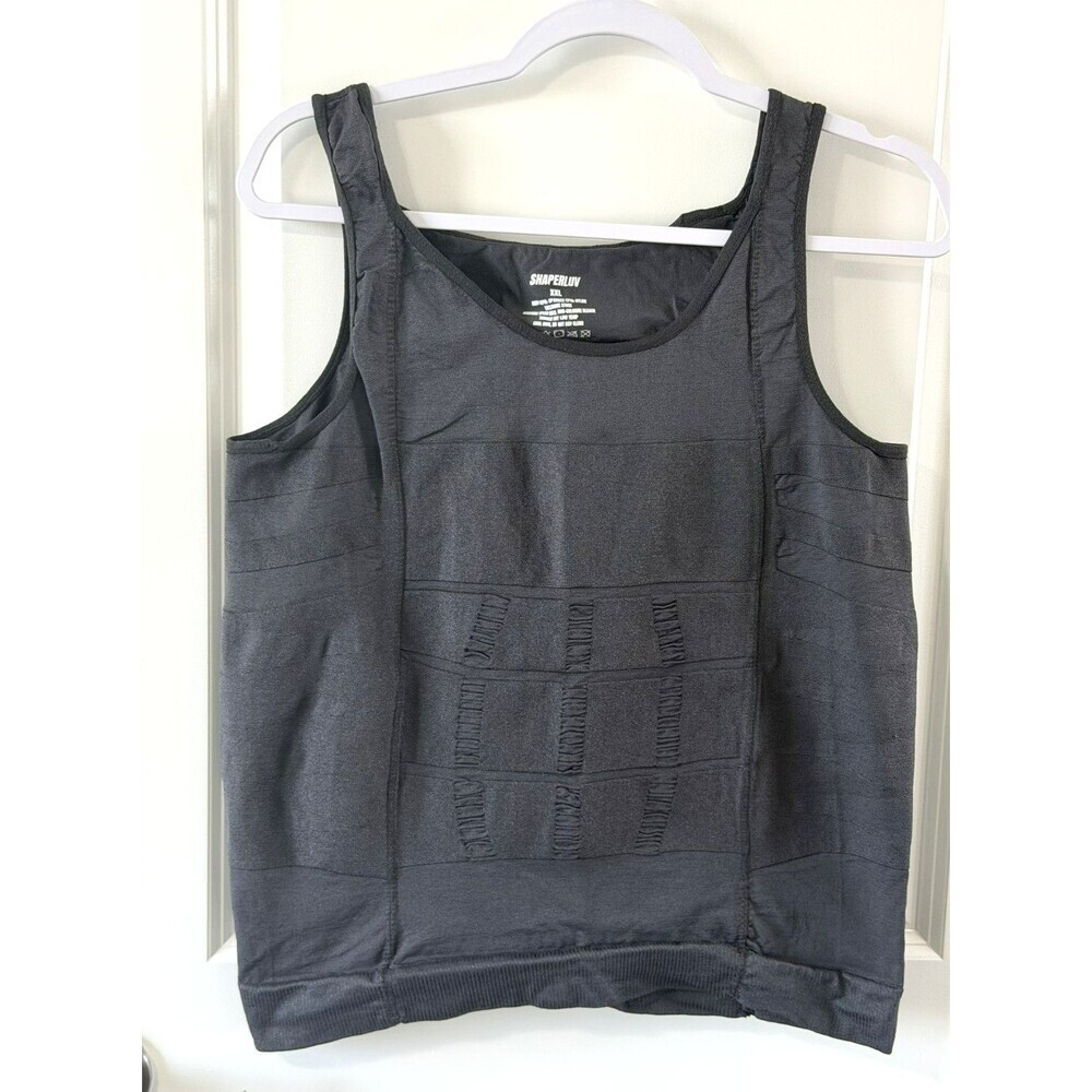 SHAPERLUV™ Men’s Compression TANK 2.0 Gray Size XXL